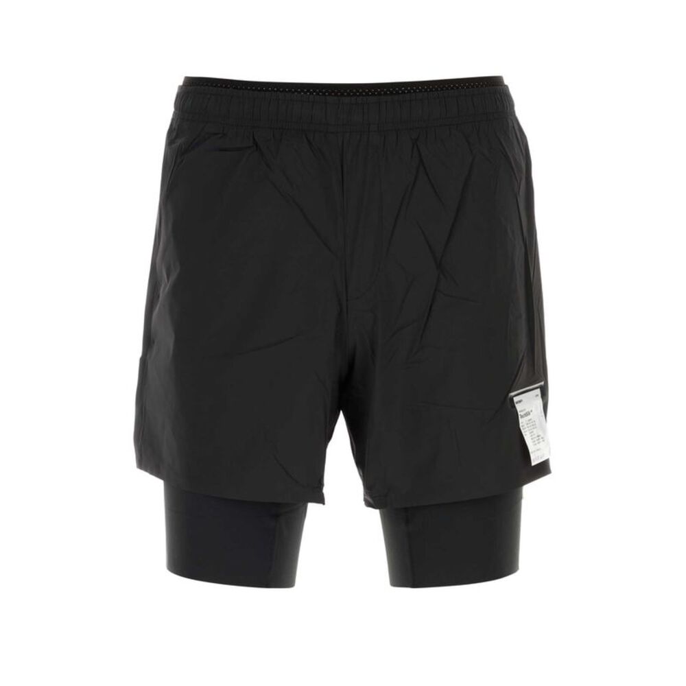 Satisfy Men Black Stretch Nylon Shorts